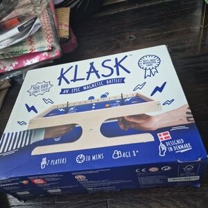 KLASK Board Game An Epic Magnetic Battle! 2-player Party Game For Kids & Adults!